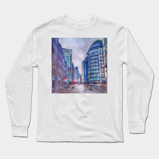 London - City I Long Sleeve T-Shirt by RS3PT